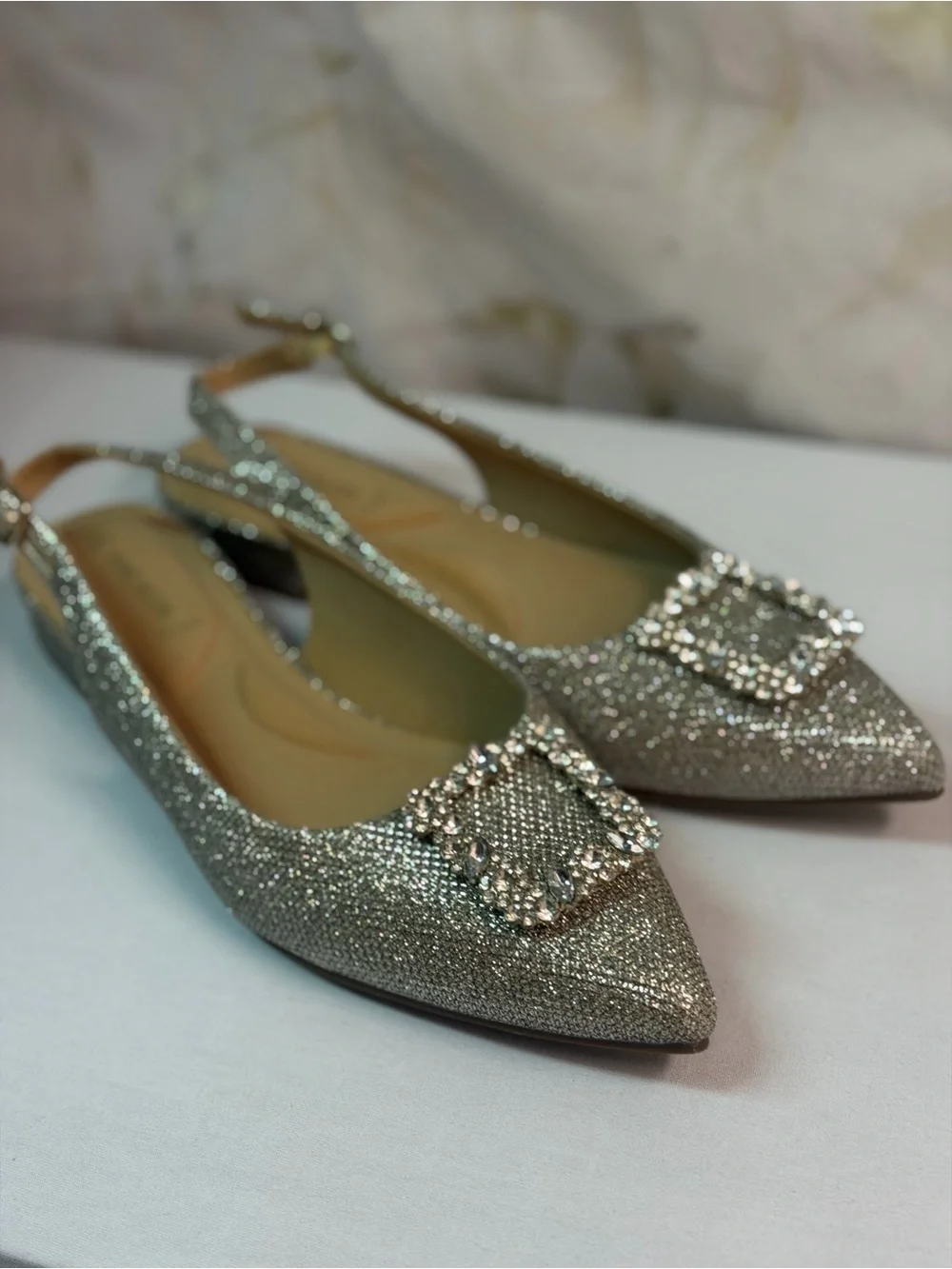 Anne Klein sparkling pointed